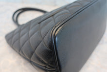 將圖片載入圖庫檢視器 CHANEL/シャネル 復刻トート キャビアスキン ブラック/ゴールド金具 トートバッグ 700090015