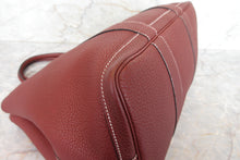 Load image into Gallery viewer, HERMES GARDEN PARTY PM Negonda leather Rouge H □P Engraving Tote bag 700110130