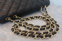 画像をギャラリービューアに読み込む, CHANEL/シャネル 中マトラッセシングルフラップチェーンショルダーバッグ ラムスキン ブラック/ゴールド金具 ショルダーバッグ 800020017