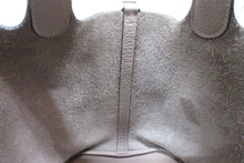 Load image into Gallery viewer, HERMES PICOTIN LOCK MM Clemence leather Gris tourterelle □N Engraving Hand bag 700090041