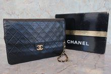 画像をギャラリービューアに読み込む, CHANEL/シャネル マトラッセプッシュロックチェーンショルダーバッグ ラムスキン ブラック/ゴールド金具 ショルダーバッグ 800080180