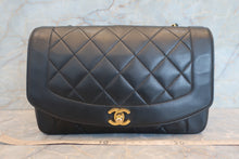 將圖片載入圖庫檢視器 CHANEL/シャネル ダイアナマトラッセチェーンショルダーバッグ ラムスキン ブラック/ゴールド金具 ショルダーバッグ 700090012