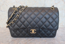 将图片加载到图库查看器,CHANEL/香奈儿 中号CF 双盖 双链条包 羊皮 Black/Gold hadware(黑色/金色金属) 肩背包 800010203