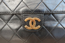 画像をギャラリービューアに読み込む, CHANEL/シャネル マトラッセプッシュロックチェーンショルダーバッグ ラムスキン ブラック/ゴールド金具 ショルダーバッグ 800080180