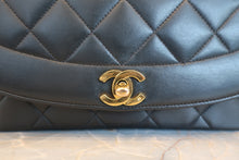 將圖片載入圖庫檢視器 CHANEL/シャネル ダイアナマトラッセチェーンショルダーバッグ ラムスキン ブラック/ゴールド金具 ショルダーバッグ 700090012