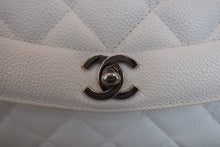 将图片加载到图库查看器,CHANEL/香奈儿 戴妃 CF 链条包 羊皮 White/Silver hadware(白色/银色金属) 肩背包 800030064