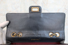 画像をギャラリービューアに読み込む, CHANEL/シャネル マトラッセ2.55チェーンショルダーバッグ ラムスキン ブラック/ゴールド金具 ショルダーバッグ 800060163