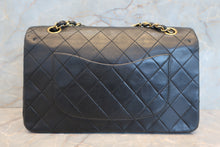 Load image into Gallery viewer, CHANEL Matelasse double flap double chain shoulder bag Lambskin Black/Gold hadware Shoulder bag 700090025