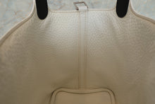 Load image into Gallery viewer, HERMES PICOTIN PM Bi-color Clemence leather/Epsom leather White/Black □J Engraving Hand bag 700110109