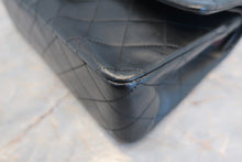 Load image into Gallery viewer, CHANEL Matelasse double flap double chain shoulder bag Lambskin Black/Gold hadware Shoulder bag 700090025