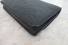 Load image into Gallery viewer, CHANEL Camelia Chain wallet Lambskin Black/Gold hadware Shoulder bag 700050193