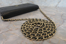 Load image into Gallery viewer, CHANEL Camelia Chain wallet Lambskin Black/Gold hadware Shoulder bag 700050193