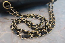 画像をギャラリービューアに読み込む, CHANEL/シャネル マトラッセWフラップWチェーンショルダーバッグ ブラック/ゴールド金具 ラムスキン ショルダーバッグ 800030131