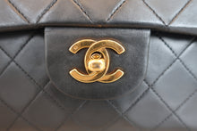 画像をギャラリービューアに読み込む, CHANEL/シャネル マトラッセWフラップWチェーンショルダーバッグ ブラック/ゴールド金具 ラムスキン ショルダーバッグ 800030131
