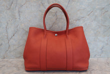 将图片加载到图库查看器,HERMES GARDEN PARTY PM Negonda leather Rouge duchesse □R刻印 Tote bag 700100089