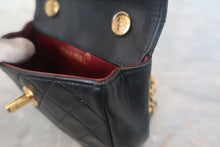 將圖片載入圖庫檢視器 CHANEL/シャネル ミニマトラッセチェーンショルダーバッグ ラムスキン ブラック/ゴールド金具 ショルダーバッグ 700120257