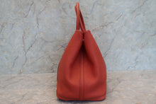 将图片加载到图库查看器,HERMES GARDEN PARTY PM Negonda leather Rouge duchesse □R刻印 Tote bag 700100089
