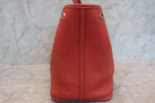 将图片加载到图库查看器,HERMES GARDEN PARTY PM Negonda leather Rouge duchesse □R刻印 Tote bag 700100089