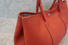 将图片加载到图库查看器,HERMES GARDEN PARTY PM Negonda leather Rouge duchesse □R刻印 Tote bag 700100089