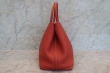 将图片加载到图库查看器,HERMES GARDEN PARTY PM Negonda leather Rouge duchesse □R刻印 Tote bag 700100089