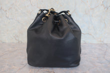 画像をギャラリービューアに読み込む, CHANEL/シャネル ココマーク巾着チェーンショルダーバッグ キャビアスキン ブラック/ゴールド金具 ショルダーバッグ 800020068