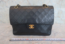 画像をギャラリービューアに読み込む, CHANEL/シャネル マトラッセWフラップWチェーンショルダーバッグ ブラック/ゴールド金具 ラムスキン ショルダーバッグ 800030131