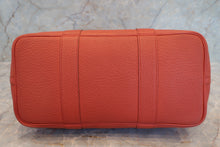 将图片加载到图库查看器,HERMES GARDEN PARTY PM Negonda leather Rouge duchesse □R刻印 Tote bag 700100089