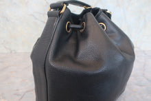 画像をギャラリービューアに読み込む, CHANEL/シャネル ココマーク巾着チェーンショルダーバッグ キャビアスキン ブラック/ゴールド金具 ショルダーバッグ 800020068