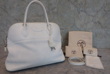 画像をギャラリービューアに読み込む, HERMES/エルメス ボリード35 トリヨンクレマンス ホワイト □M刻印 ショルダーバッグ 800020249