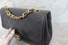 画像をギャラリービューアに読み込む, CHANEL/シャネル ミニマトラッセシングルフラップチェーンショルダーバッグ ラムスキン ブラック/ゴールド金具 ショルダーバッグ 700110115