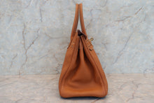 画像をギャラリービューアに読み込む, HERMES/エルメス バーキン30 トゴ ゴールド □M刻印 ハンドバッグ 700080014