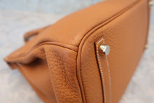 画像をギャラリービューアに読み込む, HERMES/エルメス バーキン30 トゴ ゴールド □M刻印 ハンドバッグ 700080014