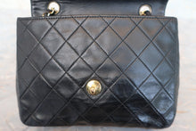 画像をギャラリービューアに読み込む, CHANEL/シャネル ミニマトラッセシングルフラップチェーンショルダーバッグ ラムスキン ブラック/ゴールド金具 ショルダーバッグ 700110115