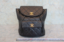 画像をギャラリービューアに読み込む, CHANEL/シャネル マトラッセチェーンリュック ラムスキン ブラック/ゴールド金具 リュック 800060152