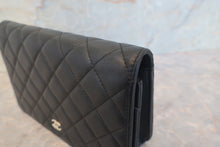 將圖片載入圖庫檢視器 CHANEL/シャネル マトラッセチェーンウォレット ラムスキン ブラック/ゴールド金具 ショルダーバッグ 700120156