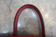 Load image into Gallery viewer, HERMES BIRKIN 30 Toile officier/Graine Couchevel leather Khaki/Rouge vif □H Engraving Hand bag 700070284