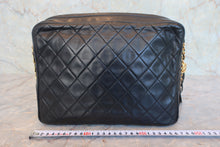 Load image into Gallery viewer, CHANEL Matelasse fringe Chain shoulder Lambskin Black/Gold hadware Shoulder bag 800040128