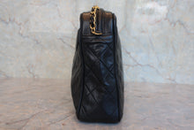 Load image into Gallery viewer, CHANEL Matelasse fringe Chain shoulder Lambskin Black/Gold hadware Shoulder bag 800040128