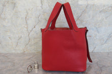 画像をギャラリービューアに読み込む, HERMES/エルメス ピコタンロックPM トリヨンクレマンス ルージュカザック T刻印 ハンドバッグ 700010210