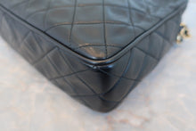 Load image into Gallery viewer, CHANEL Matelasse fringe Chain shoulder Lambskin Black/Gold hadware Shoulder bag 800040128