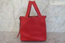 画像をギャラリービューアに読み込む, HERMES/エルメス ピコタンロックPM トリヨンクレマンス ルージュカザック T刻印 ハンドバッグ 700010210