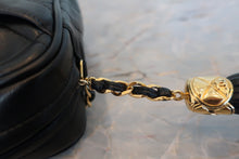 Load image into Gallery viewer, CHANEL Matelasse fringe Chain shoulder Lambskin Black/Gold hadware Shoulder bag 800040128