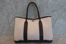 将图片加载到图库查看器,HERMES GARDEN PARTY PM Toile H/Leather Marron/Brown □H刻印 Tote bag 700120173
