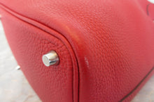 画像をギャラリービューアに読み込む, HERMES/エルメス ピコタンロックPM トリヨンクレマンス ルージュカザック T刻印 ハンドバッグ 700010210