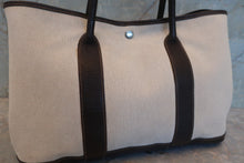 将图片加载到图库查看器,HERMES GARDEN PARTY PM Toile H/Leather Marron/Brown □H刻印 Tote bag 700120173