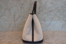 将图片加载到图库查看器,HERMES GARDEN PARTY PM Toile H/Leather Marron/Brown □H刻印 Tote bag 700120173