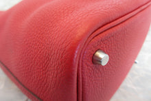 画像をギャラリービューアに読み込む, HERMES/エルメス ピコタンロックPM トリヨンクレマンス ルージュカザック T刻印 ハンドバッグ 700010210