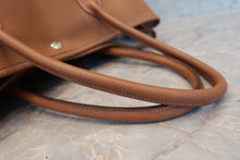 Load image into Gallery viewer, HERMES  GARDEN PARTY PM Negonda leather Gold □K Engraving Tote bag 700100088