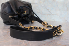 Load image into Gallery viewer, CHANEL CC mark drawstring bag Chain shoulder bag Lambskin Black/Gold hardware Shoulder bag 800080229