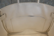 Load image into Gallery viewer, HERMES BIRKIN 30 Clemence leather White X Engraving Hand bag 700070285